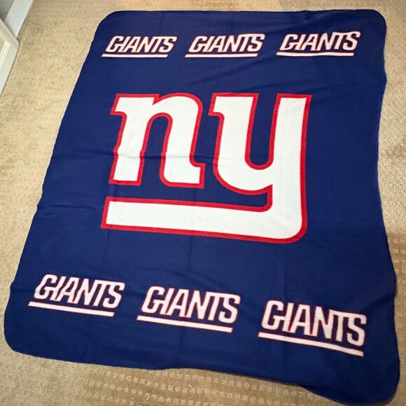 BRAND NEW New York Giants Team Issued - Throw Blanket - Picture 1 of 3
